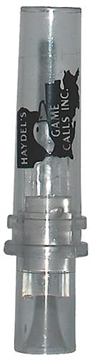 Picture of Haydel's Game Calls  Wood Duck Squealer Open Call Wood Duck Sounds Attracts Ducks Clear Plastic  W-81