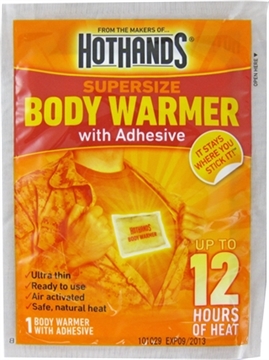 Picture of HEATMAX HANDS BODY WARMER STICK-ON 12HR HH1 ADH