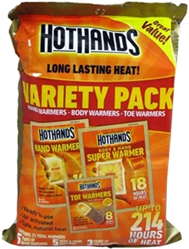 Picture of HEATMAX VARIETY PACK 13PC 5PAIR OF HH, 5 WARMERS, 3PAIR TT HM07019VP