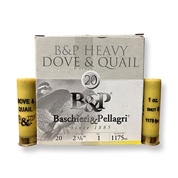 Picture of Baschieri & Pellagri Cartridge 20 GAUGE 2-3/4'' 1OZ 1,175FPS #8 250 CASE 20BD8