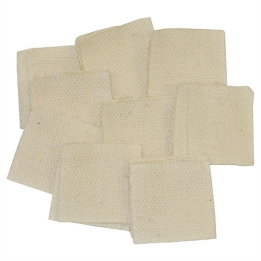 Picture of Brownells HEAVY DUTY SQUARE COTTON PATCHES,1.375''/.22/.270CAL, 1000 PK BR019B