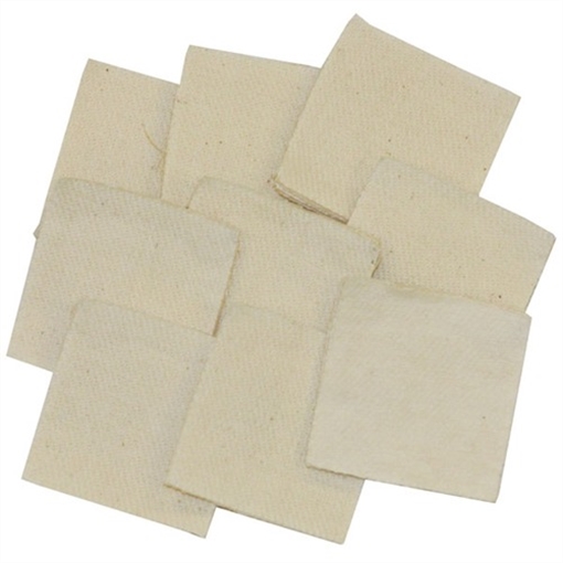 Picture of Brownells HEAVY DUTY SQUARE COTTON PATCHES, 1.75'', .338 CAL, 1000 PK BR020B