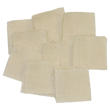 Picture of Brownells HEAVY DUTY SQUARE COTTON PATCHES,1.375''/.22/.270CAL, 1000 PK BR019B