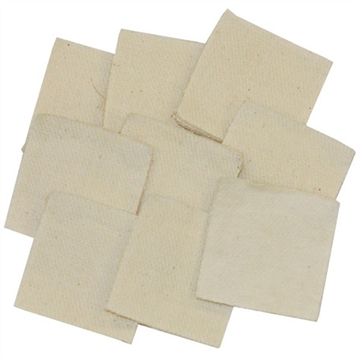 Picture of Brownells HEAVY DUTY SQUARE COTTON PATCHES, 1.75'', .338 CAL, 1000 PK BR020B