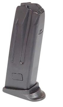 Picture of Heckler & Koch Magazine, 9MM, 10 Rounds, Fits P2000/USP9 Compact, Finger Rest, Blued Finish, Red Follower 50259084