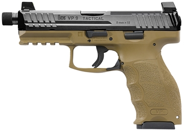 Picture of HK VP9 TACT 9MM NS W/3-10RD FDE 81000775