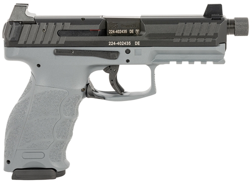 Picture of HK VP9 Tactical Optic Ready 9mm Luger 4.70" TB 17+1 Gray Finish Frame with Black Steel with Optics Cut Slide, Polymer Grip, Picatinny Rail & Night Sights Includes 3 Mags 81000786