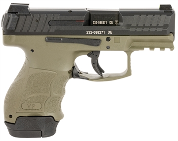 Picture of H&K VP9SK HGA 9MM 3.39" BBL GREEN SUBCOMPACT 1/15 1/12RD MAG 81000814
