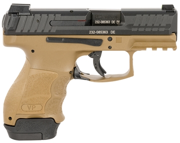Picture of H&K VP9SK HGA 9MM 3.39" BBL FDE SUBCOMPACT 1/12 1/15 RD MAGS 81000816