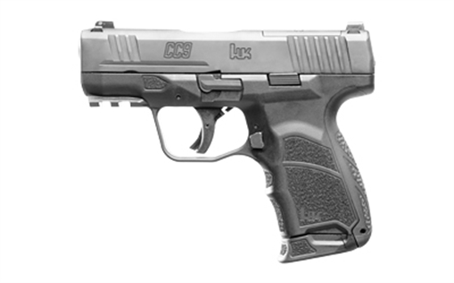 Picture of Heckler & Koch CC9, Semi-automatic, Striker Fired, Polymer Framed Pistol, Sub-Compact, 9MM, 3.32" Barrel, Matte Finish, Black, Front Night Sight, 12 Rounds, (1)-12 Round and (1)-10 Round Magazine 81000550