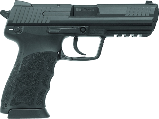 Picture of H&K HK45 Handgun .45 Auto 10rd Magazines(3) 4.56" Barrel DA/SA V1 Decocking Lever/Safety Night Sights 81000027