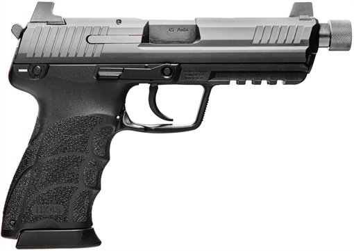 Picture of H&K HK45 Tactical Handgun .45 Auto 10rd Magazines(2) 5.20" Threaded Barrel DA/SA V1 Decocking Lever/Safety 81000030