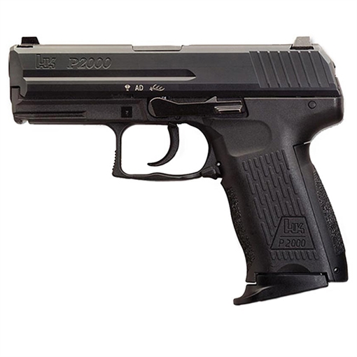 Picture of H&K P2000 HGA 40S&W 3.66" BBL V3 DA/SA BLACK 2/12RD MAGS 81000049