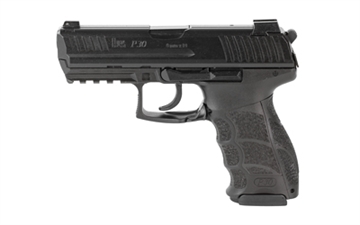 Picture of Heckler & Koch P30, Semi-automatic, V3 DA/SA, Full Size, 9MM, 3.85" Barrel, Matte Finish, Black, Front Night Sight, 2 Magazines (1)-20 Rounds and (1)-17 Rounds 81001086