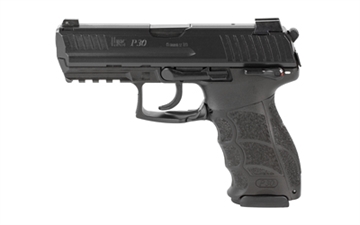 Picture of Heckler & Koch P30 S, Semi-automatic, V3 DA/SA, Full Size, 9MM, 3.85" Barrel, Manual Safety, Matte Finish, Black, Front Night Sight, 2 Magazines, (1)-20 Rounds and (1)-17 Rounds 81001102