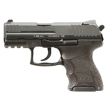 Picture of H&K P30SK Subcompact Handgun 9mm Luger 10rd Magazines(3) 3.27" Barrel DA/SA V3 Rear Decocking Button Night Sights 81000087