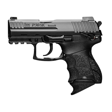 Picture of H&K P30SK Subcompact Handgun 9mm Luger 15rd(1)&12rd(1) Magazines 3.27" Barrel DA/SA V3 Rear Decocking Button 81000823