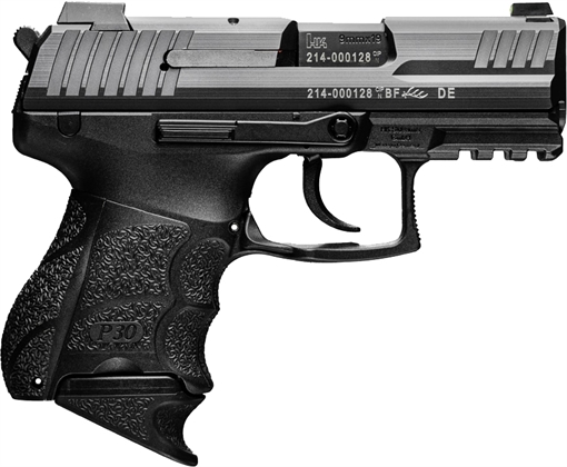 Picture of H&K P30SK Subcompact Handgun 9mm Luger 15rd(1)&12rd(1) Magazines 3.27" Barrel DAO Light Strike V1 LEM Trigger 81000821