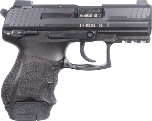 Picture of H&K P30SKS HGA 9MM 3.27" BBL V3 DA/SA NS BLACK SUBCOMPACT 1/15 2/12RD MAGS 81000826