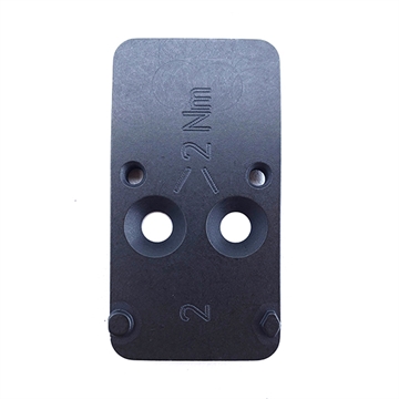 Picture of HK Optic Plate #2 Black Steel, Fits HK VP9 OR RMR/Holosun Pattern Footprint Mount 50254262