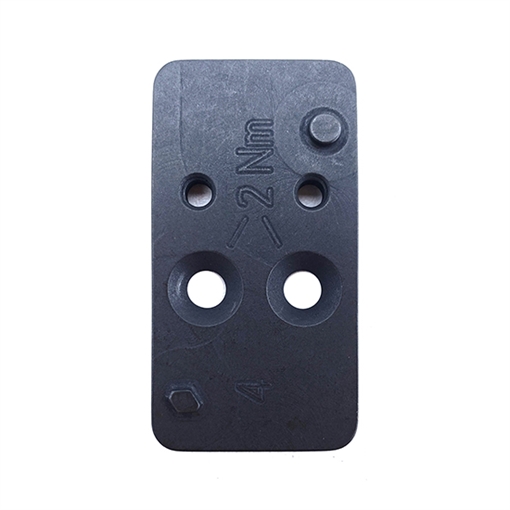 Picture of HK Optic Plate #4 Black Steel, Fits HK VP9 OR Leupold DeltaPoint Pattern Footprint Mount 50254264