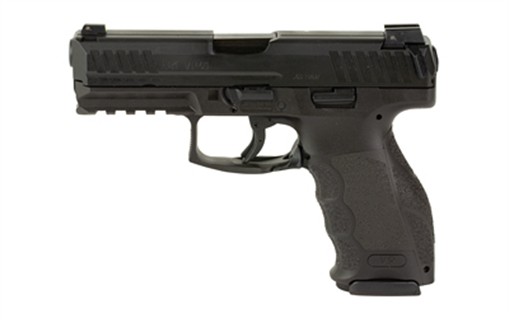 Picture of Heckler & Koch VP40, Striker Fired, Semi-automatic, Polymer Frame Pistol, Full Size, 40 S&W, 4.09" Barrel, Matte Finish, Black, Front Night Sight, 13 Rounds, 2 Magazines 81001160