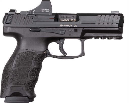 Picture of H&K VP9 Handgun 9mm Luger 17rd Magazine 4.09" Barrel Black with Holosun SCS Red Dot Sight 81000802