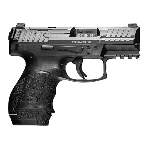 Picture of H&K VP9SK-B Subcompact OR Handgun 9mm Luger 12rd (1) & 15rd (1) Magazines 3.39" Barrel Black 81000809