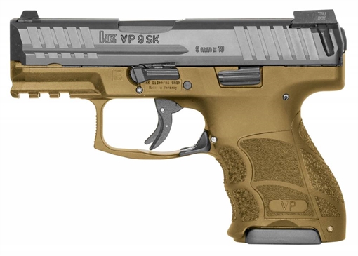 Picture of H&K VP9SK HGA 9MM 3.93" BBL FDE NS 3/10RD MAGS 81000096