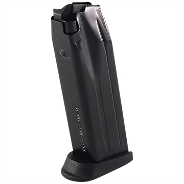 Picture of Heckler & Koch Magazine, 45ACP, 12 Rounds, Fits HK USP45, with Finger Rest, Steel, Black, Red Follower 50248618