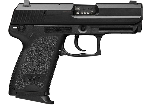 Picture of HK USP45 COMPACT V7 DAO 45ACP 3.94" BBL 2-8RD BLACK 81000345