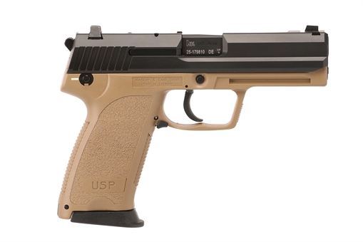 Picture of HECKLER & KOCH USP45 V1 DA/SA 45ACP FDE 12+1 81000906