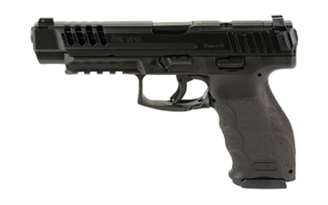 Picture of HK VP9L 9mm Luger 10+1 5" Black Polygonal Rifled Barrel, Long/Lightening Cuts/Optic Cut Steel Slide, Polymer Frame w/Picatinny Rail, Black Interchangeable Backstrap Grip 81001158