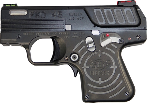 Picture of HEIZER DEF. PKO-45 SEMI-AUTO 45ACP 1-7RD 1-5RD JET BLACK CKH45JTBLK