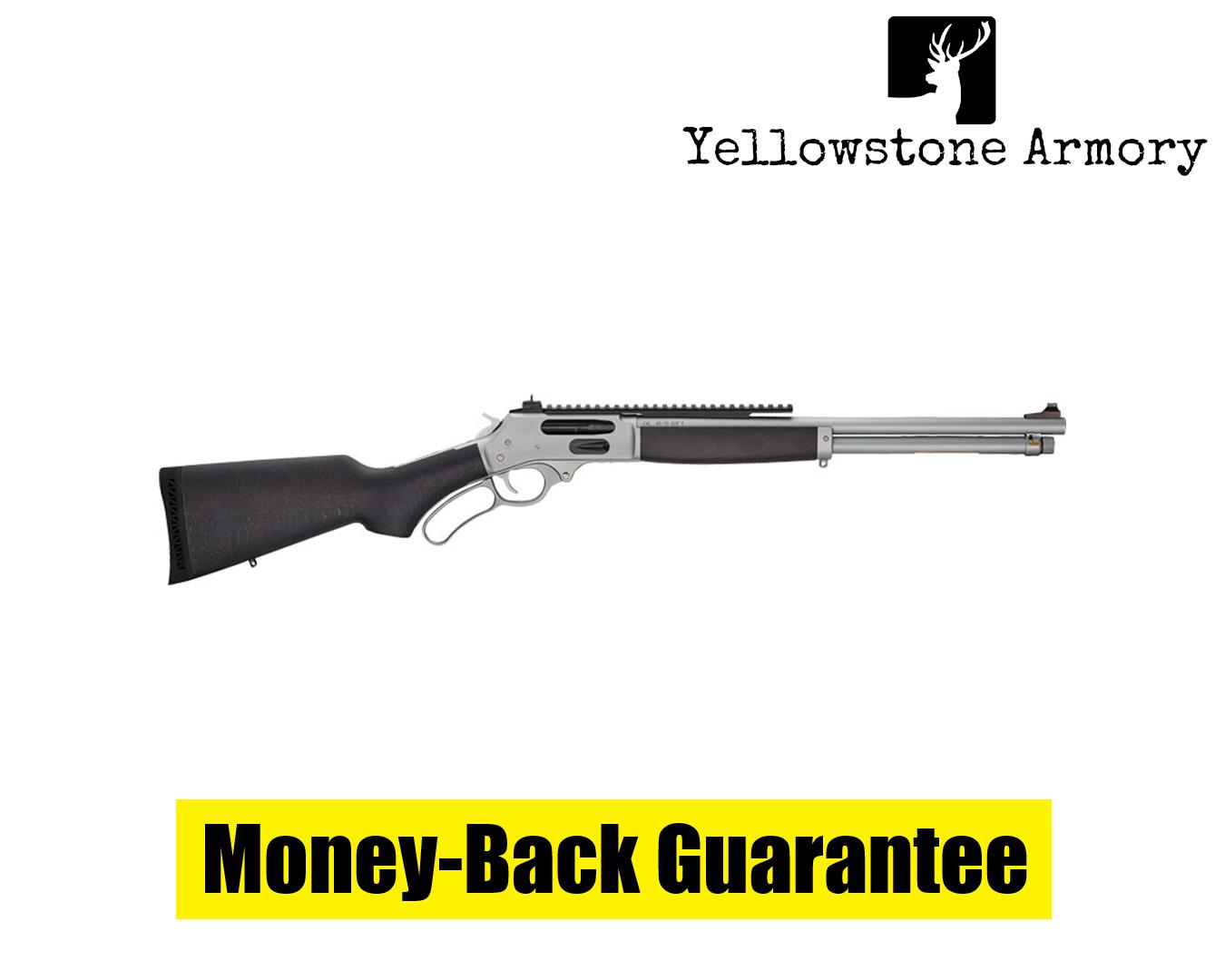 Henry All-Weather Rifle 45-70 Gov't 18.43 In Sg Satin Stl/Black W/ H010GAWP-img-0