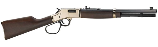 Picture of HENRY BIG BOY BRASS LG LOOP LEVER ACTION CARBINE RIL 45 COLT 16.5 IN OCT BBL BLUE/WALNUT 7RD H006CR
