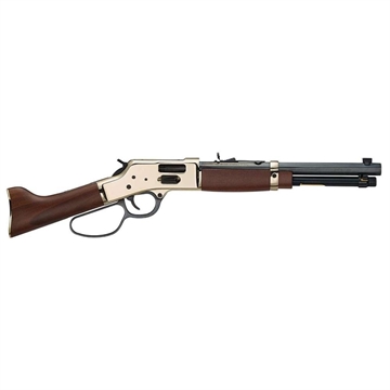 Picture of Henry Mare's Leg Side Gate 45 Colt (LC) 5+1 12.90" Blued Octagon Barrel, Polished Hardened Brass Rec, American Walnut Furniture, Large Loop Lever, Adj. Sight H006GCML