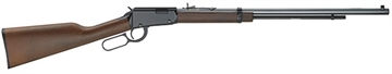 Picture of Henry Repeating Arms Frontier, Lever Action Rifle, 22 Magnum, 24" Blued Octagon Barrel, E-Coat Alloy Receiver, American Walnut Stock, 12Rd, Fully Adjustable Semi-Buckhorn Rear with Brass Beaded Front Sight H001TMLB