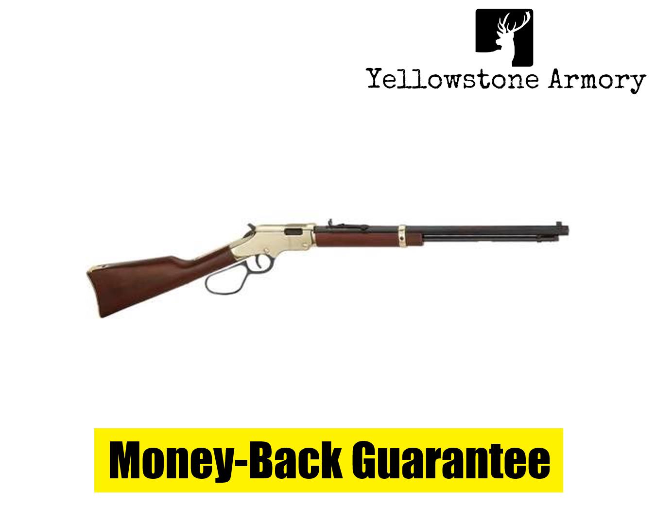 Henry Golden Boy Rifle 22 Lr 20 In. Brass/Blued/Walnut W/Lg Loop16 Rd H004L-img-0