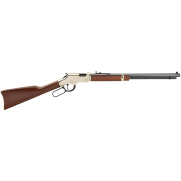 Picture of Henry Golden Boy 22 WMR Caliber with 12+1 Capacity, 20.50" Blued Barrel, Brasslite Metal Finish & American Walnut Stock Right Hand (Full Size) H004M