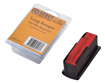 Picture of Henry Repeating Arms LONG RANGER 243 WINCHESTER 4 ROUND MAGAZINE BLACK H14-243-MAG H14243MAG