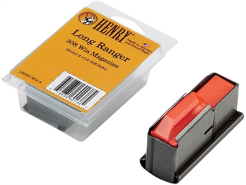 Picture of Henry Repeating Arms LONG RANGER 308 WINCHESTER 4 ROUND MAGAZINE BLACK H14-308 MAG H14308MAG
