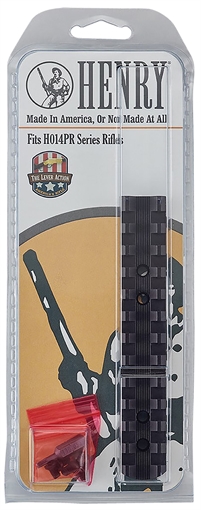 Picture of Henry Picatinny Rail Matte Black Aluminum 5.09" Long Fits Henry H014 Long Ranger HEGW14PR