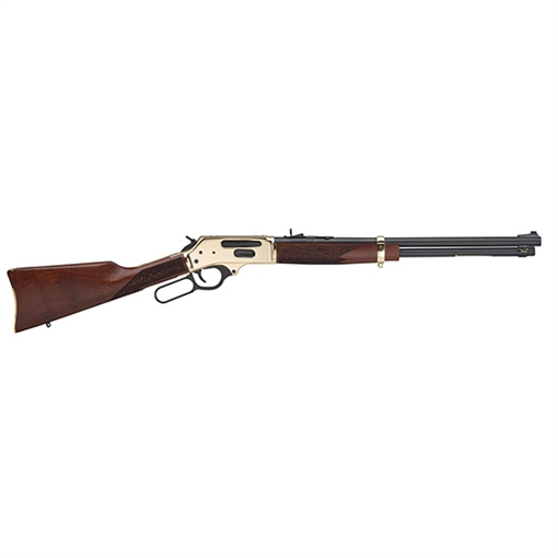 Picture of Henry Repeating Arms Side Gate Lever Action, .38-55 Winchester, 20" Barrel, Brass Receiver, Walnut Stock, 5Rd, Fully Adjustable Semi-Buckhorn Sights H024-3855 H0243855
