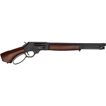 Picture of Henry Repeating Arms Lever Action Axe, 410 Gauge, 2.5" Chamber Only, 15.14" Barrel, Blued Finish, Walnut Grip, Smoothbore, 5 Round, Bead Sight H018AH-410 H018AH410