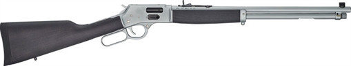 Picture of Henry Repeating Arms Big Boy All Weather, Lever Action, Side Gate, 45 Long Colt, 20" Round Barrel, Hard Chrome Plated Steel Barrel and Receiver, Stained Hardwood Stock, Adjustable Sights, 10Rd H012GCAW