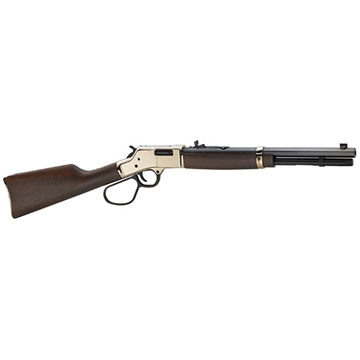 Picture of Henry Big Boy Carbine Full Size 41 Rem Mag 7+1 16.50" Blued Octagon Barrel, Brass Polished Brass Receiver, American Walnut Wood Stock Right Hand H006MR41