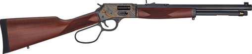 Picture of Henry Repeating Arms Big Boy Color Case Hardened, Lever Action, Side Gate, 44 Mag/44 Special, 16.5" Octagon Blued Steel Barrel, Straight-grip American Walnut Stock, Fully Adjustable Semi-Buckhorn Sights, 7 Rounds H012GRCC