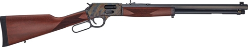Picture of Henry Repeating Arms Big Boy Color Case Hardened, Lever Action, Side Gate, 45 Long Colt, 20" Octagon Blued Steel Barrel, Straight-grip American Walnut Stock, Fully Adjustable Semi-Buckhorn Sights, 10 Round H012GCCC