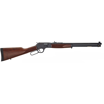 Picture of Henry Repeating Arms Big Boy Steel, Lever Action, Side Gate, 44 Mag, 20" Barrel, Blued Finish, Straight-grip American Walnut Stock, Adjustable/Bead Sights, 10Rd H012G
